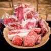 short rib skirt steaks flank sirloin ground beef box