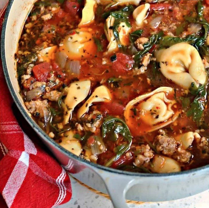 Texas Tortellini Soup